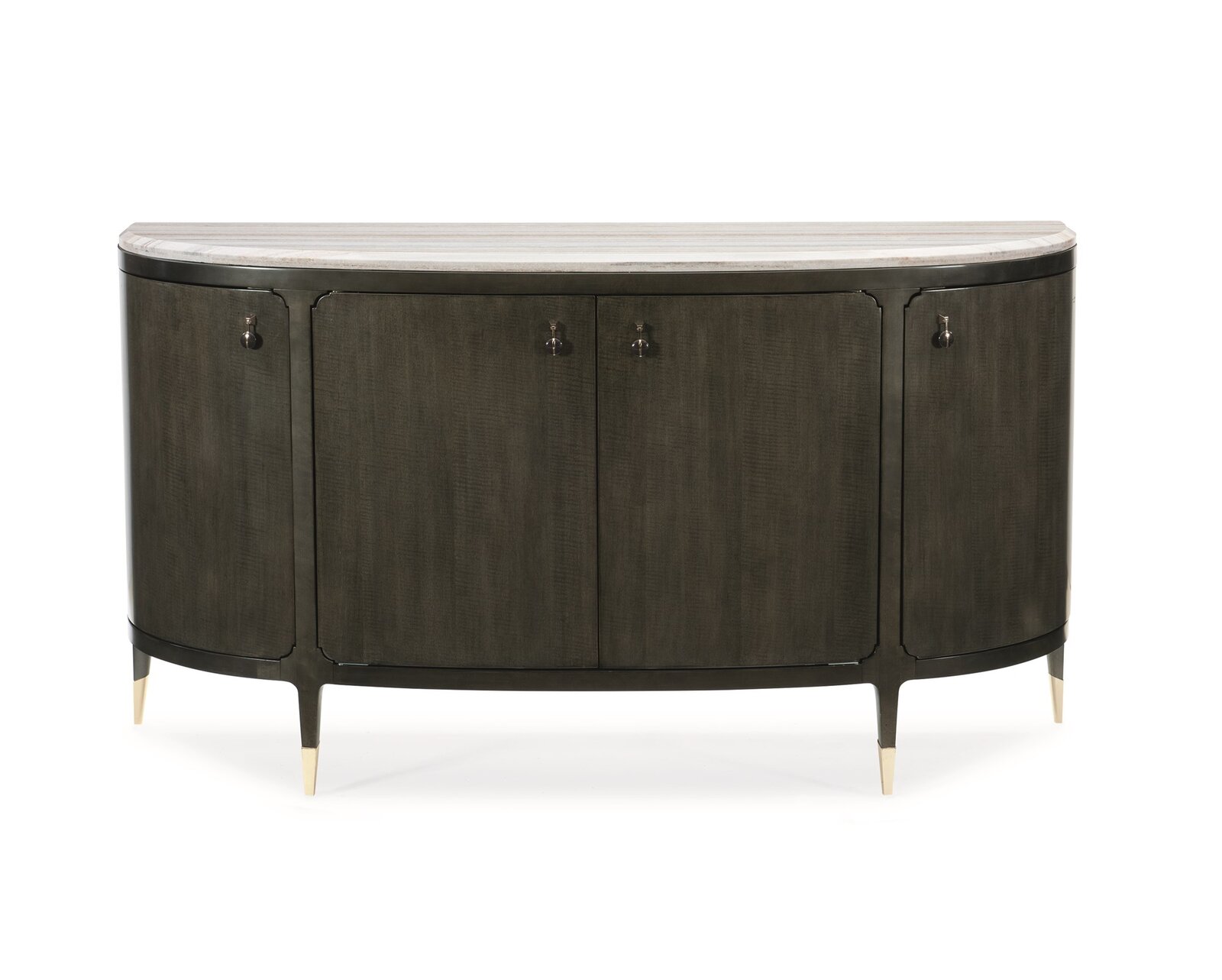 Caracole Classics Caracole Classic Demilune 72" Wide 1 Drawer Buffet Table